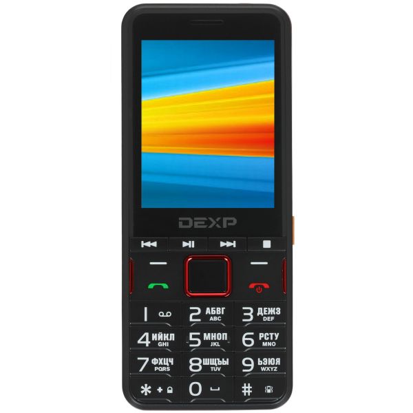 Cell phone DEXP A283 red/black