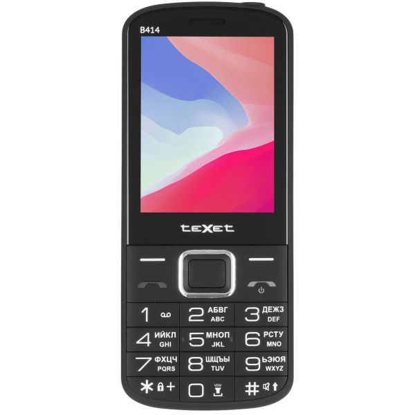 Cell phone teXet TM-B414 black