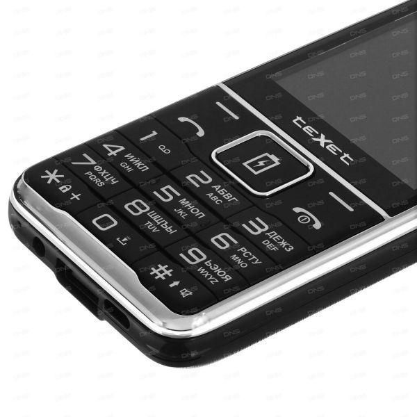 Cell phone teXet TM-D421 black/silver