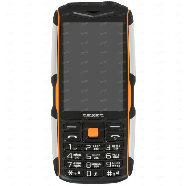 Cell phone teXet TM-D426 black/orange
