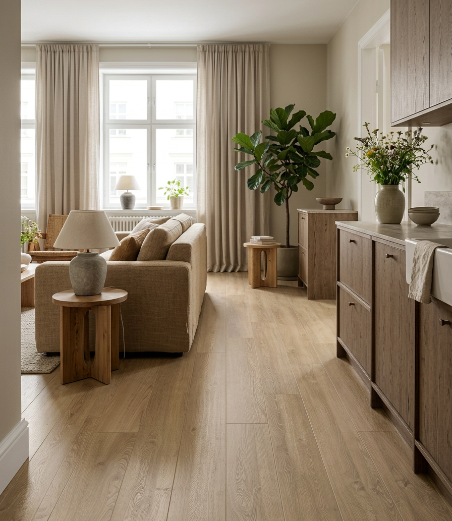 Ламинат Quick-Step Perspective Wood PW9070 Дуб селект светлый 1380х156х9 мм (1,507 м.кв/уп)