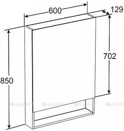 ZERKALO_SHKAF_ROCA_GAP_60_ZRU9302748_BELYY_MONTAZHNAYA_SKHEMA_1