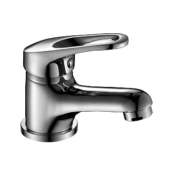 Смеситель для умывальника Rossinka одноручный(35мм) монолитный, B35-11,хром