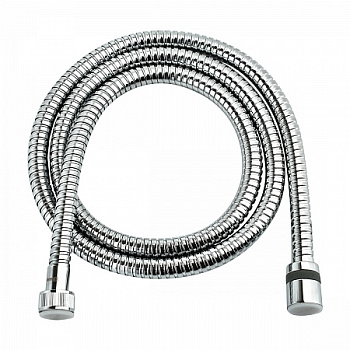 Душевой шланг,двухзагибный 1,2 м,сталь хром.,пакет с подвесом, Lemark LE8028S,хром