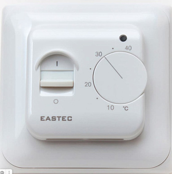 Терморегулятор  EASTEC RTC 70.26 (3.5 кВт)  белый, механический, встраиваемый