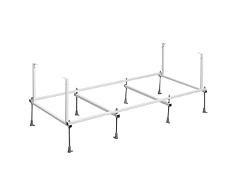 Монтажный комлект для ванны Roca Easy, каркас, крепление к стене/фронт.п., слив-перелив /170x75/