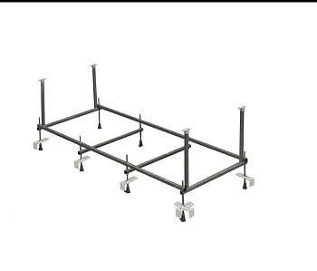 Монтажный комлект для ванны Roca Leon 150*70 (каркас, крепление к стене/фронт.п., слив-перелив)