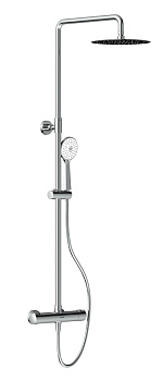 Душевая система Cersanit ODRA смеситель термостатический, 3 режима, шланг 150 PVC
