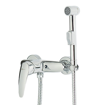 Смеситель настенный с гигиен.душем, Lemark  Linara, LM0418C, хром