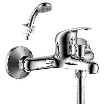 Смеситель для ванны Rossinka одноручный(35мм), с коротким изливом Y35-31, хром