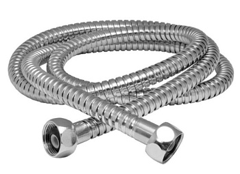 Душевой шланг,двухзагибный 0,8м,сталь хром.,пакет с подвесом, Lemark LE8029S,хром