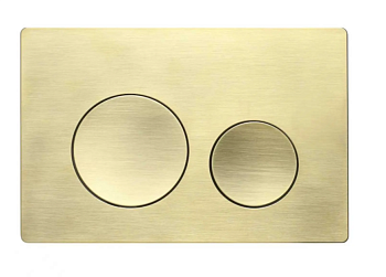 Клавиша смыва для инсталяции HOME матовое золото