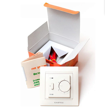 Терморегулятор EASTEC E - 30 кремовый, механический.