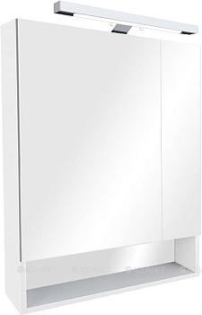Зеркальный шкаф Roca GAP ORIGINAL 70х85х12,9, с подсветкой, белый