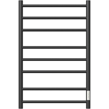 Полотенцесушитель электрический Point Аврора PN10848B П8 400x800 диммер справа, черный