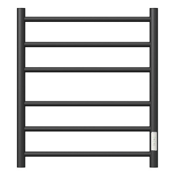 Полотенцесушитель электрический Point Аврора PN10856B П6 500x600 диммер справа, черный