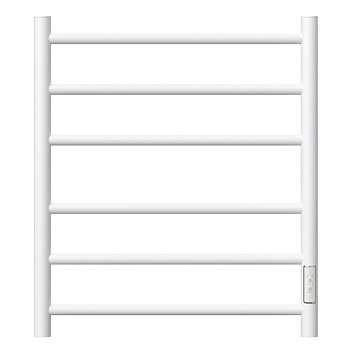 Полотенцесушитель электрический Point Аврора PN10856W П6 500x600 диммер справа, белый