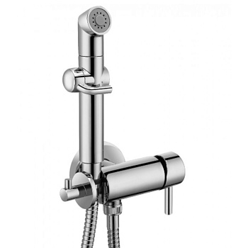 Смеситель с гигиен.душем,встраиваемый Lemark  Solo, LM7166C, хром
