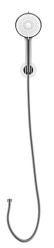 Душевой гарнитур (держатель лейки),3 режима,шланг150,Cersanit FERRO 64086,хром,круг