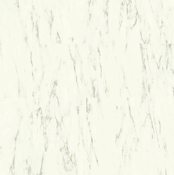 Плитка ПВХ Quick-Step Alpha Vinyl Oro AVSTU40136 Мрамор каррарский белый (1,848 м.кв/уп)