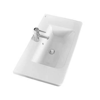 Раковина Roca The Gap Unik 80x44 см, мебельная, прямоугольная. 