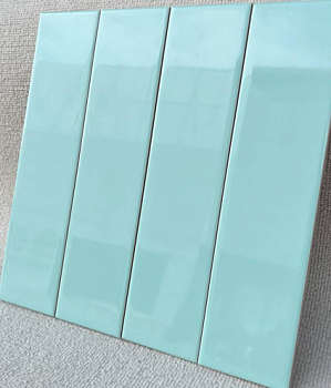 Керамический гранит Porcelain Tile YO099 мятный фон 65*265*10мм (1 м.кв/уп)