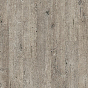 Плитка ПВХ Quick-Step Pulse Click PUCL40106 Дуб хлопковый темно-серый пиленый (2,22 м. кв/уп)
