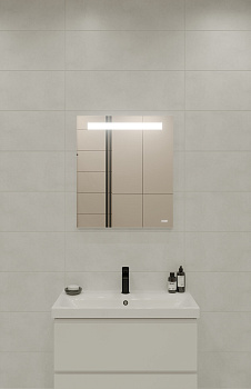 Зеркало с подсветкой Cersanit LED BASE 010 прямоугольное 60х70