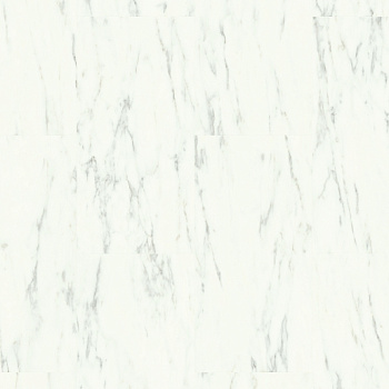 Плитка ПВХ Quick-Step Alpha Vinyl Oro Base AVSTT40136 Мрамор каррарский белый (2,772 м.кв/уп)