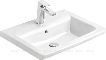 Раковина Roca The Gap Unik 60x44 см, мебельная, прямоугольная. 