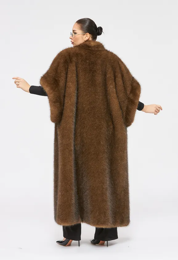 Фото Жилет из эко соболя - 4