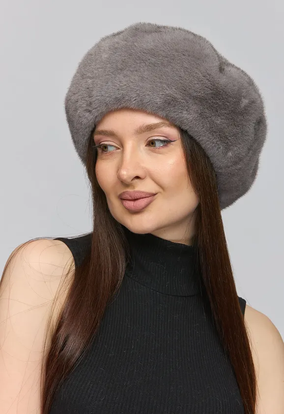 Фото Берет Серый Графит - 3