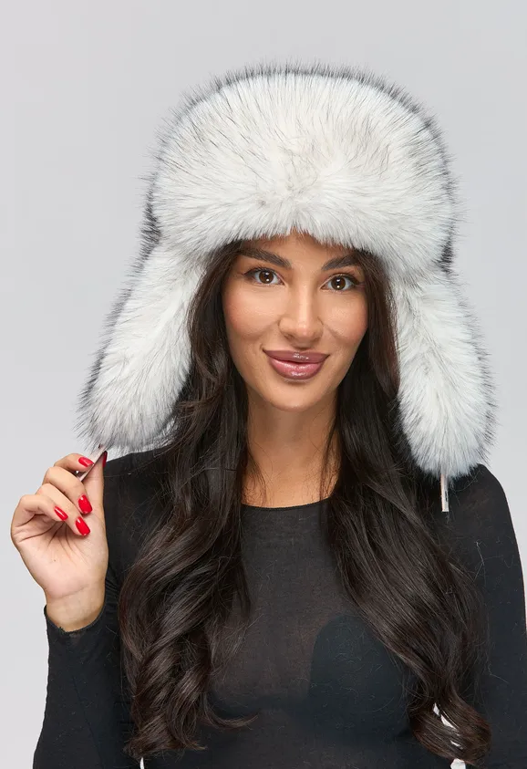 Фото Ушанка Белый Мрамор - 1