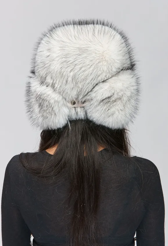 Фото Ушанка Белый Мрамор - 7