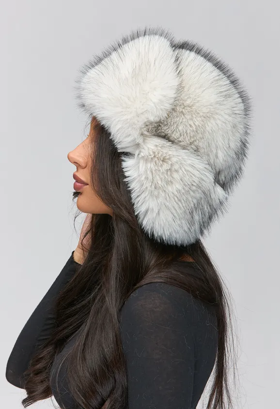 Фото Ушанка Белый Мрамор - 8