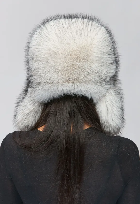 Фото Ушанка Белый Мрамор - 6