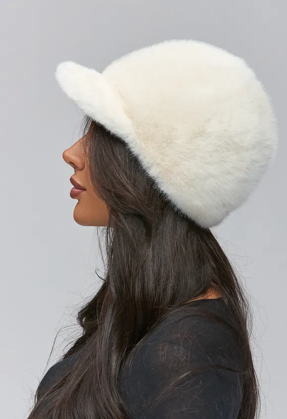 Фото Кепка Эко Норка Белый - 3
