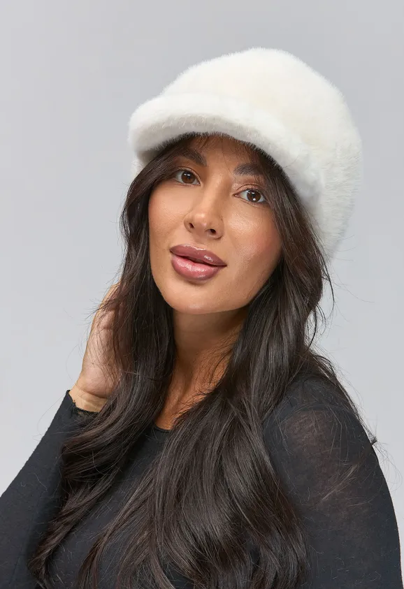 Фото Кепка Эко Норка Белый - 6