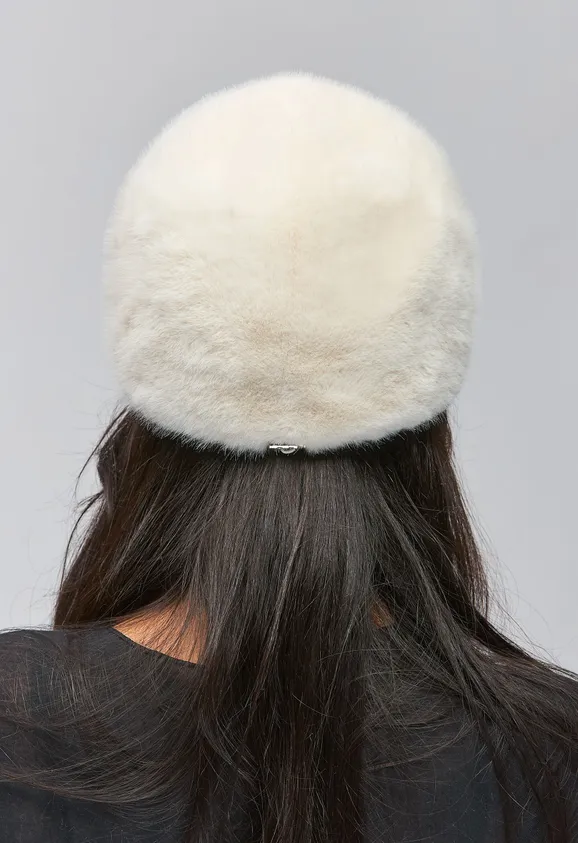 Фото Кепка Эко Норка Белый - 5