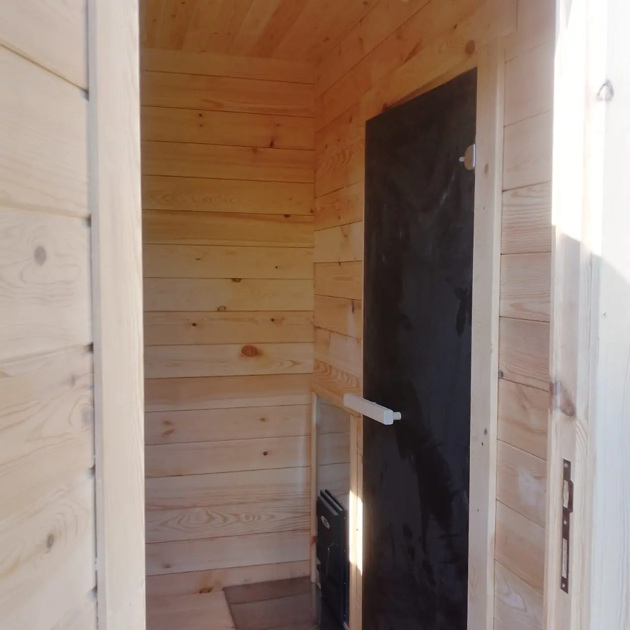 Баня из мини-бруса 4×2,3 м
