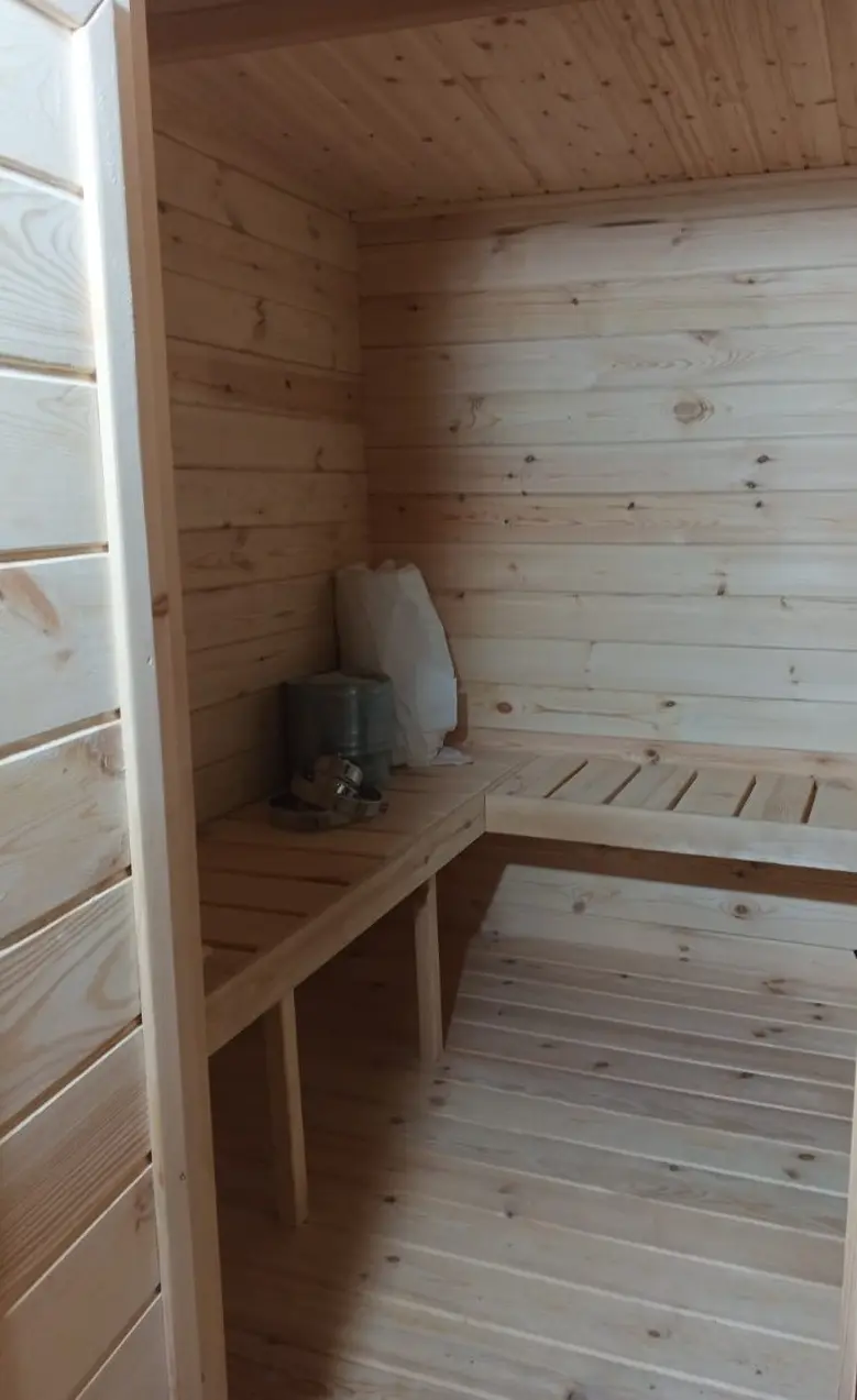 Баня из мини-бруса 4×2,3 м
