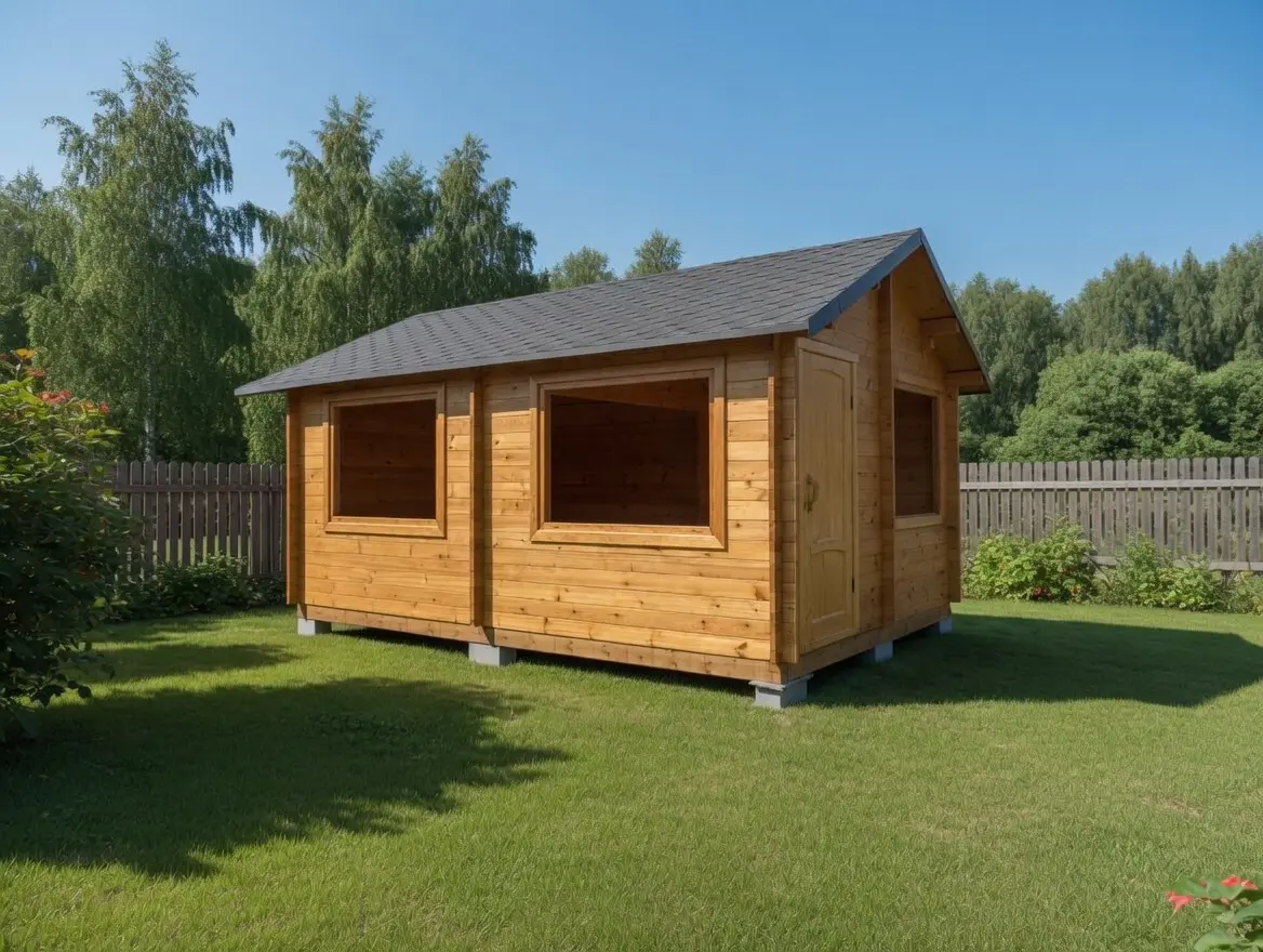 Беседка из мини-бруса 4×6 м