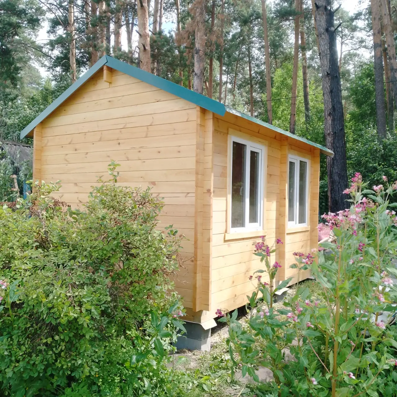 Дом мини-брус «Искра», 3×4 м.
