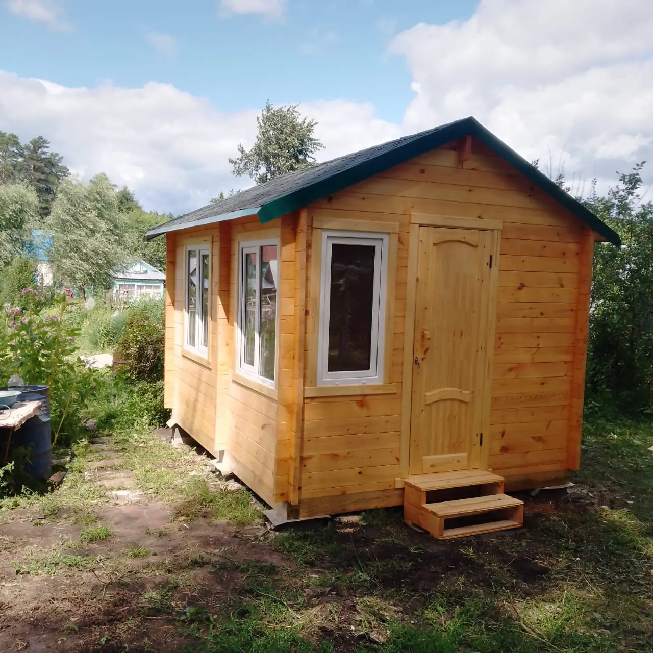 Дом мини-брус «Искра», 3×4 м.