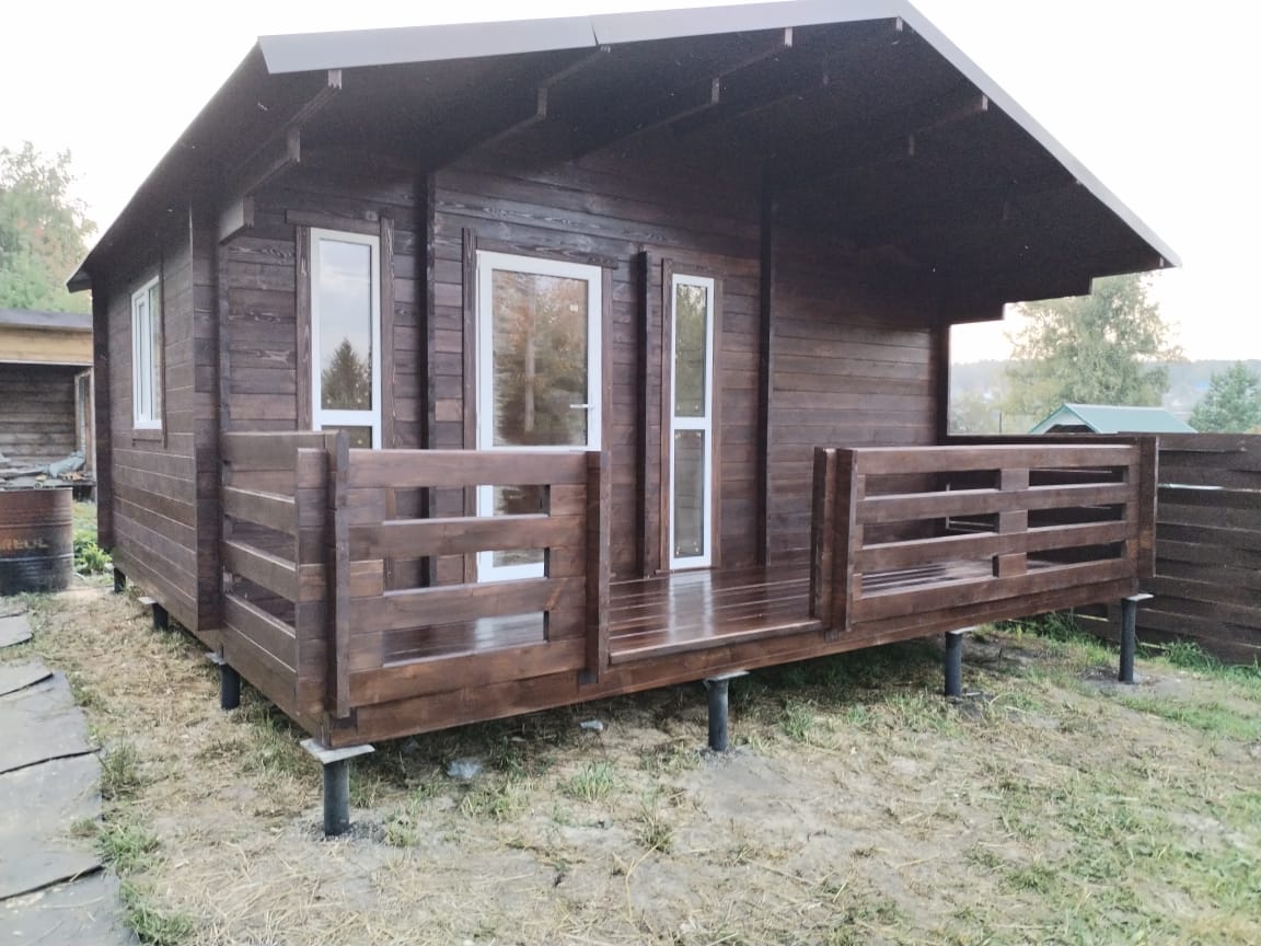 Дом мини-брус «Престиж-3», 6×6 м.