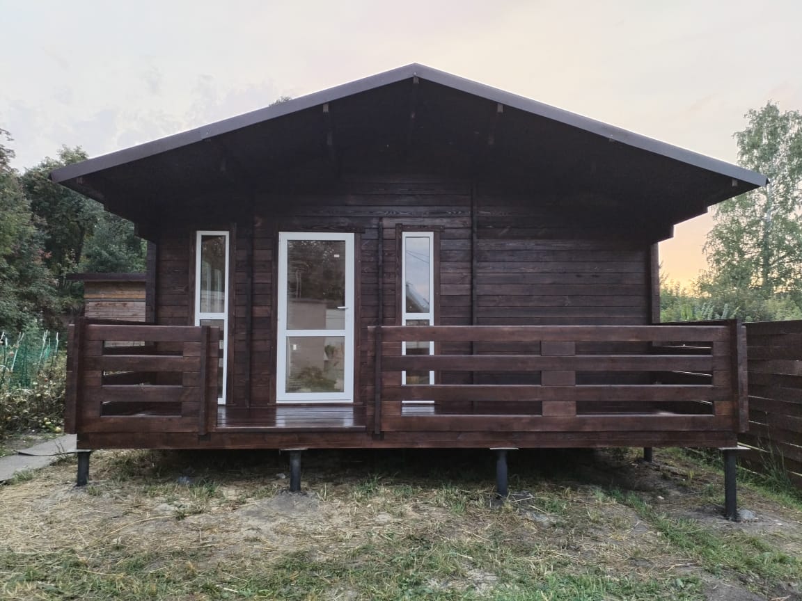 Дом мини-брус «Престиж-3», 6×6 м.