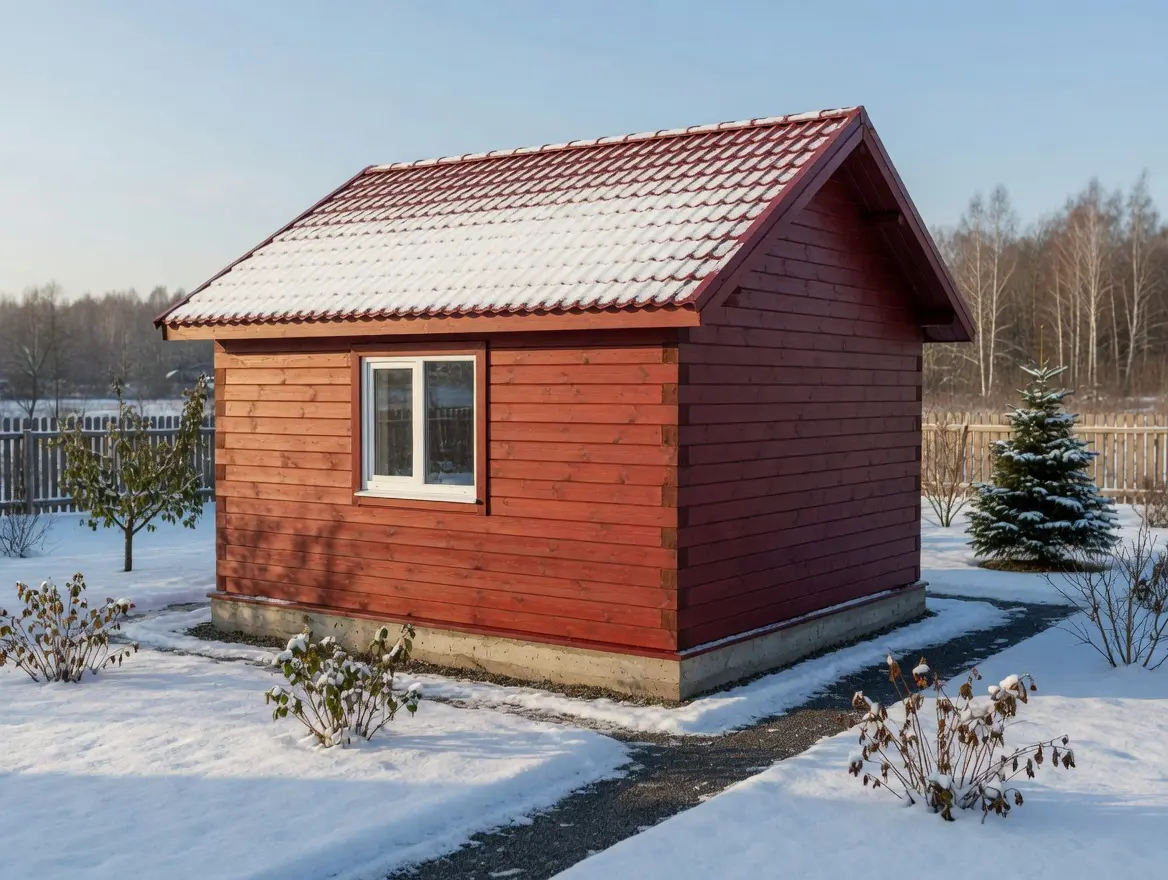 Дом из строганного бруса 5×5 м
