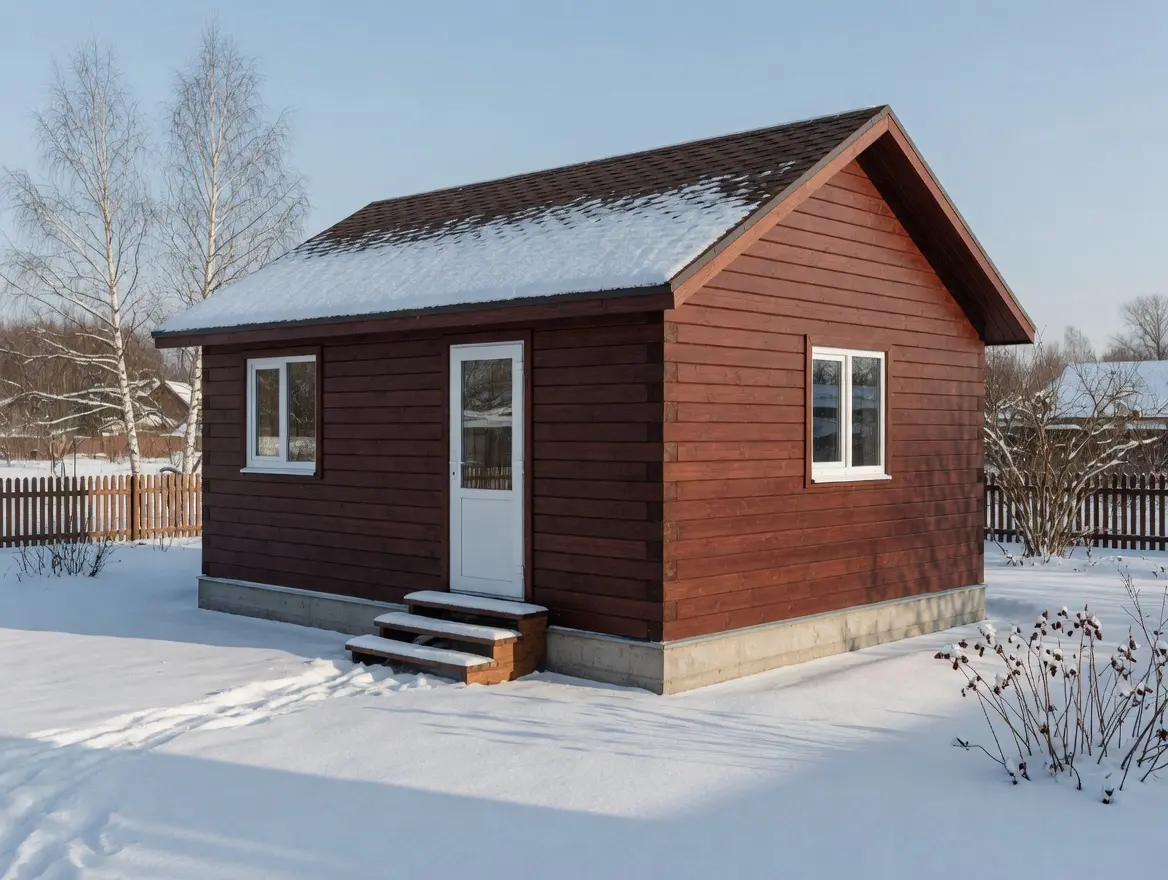 Дом из строганного бруса 5×6 м