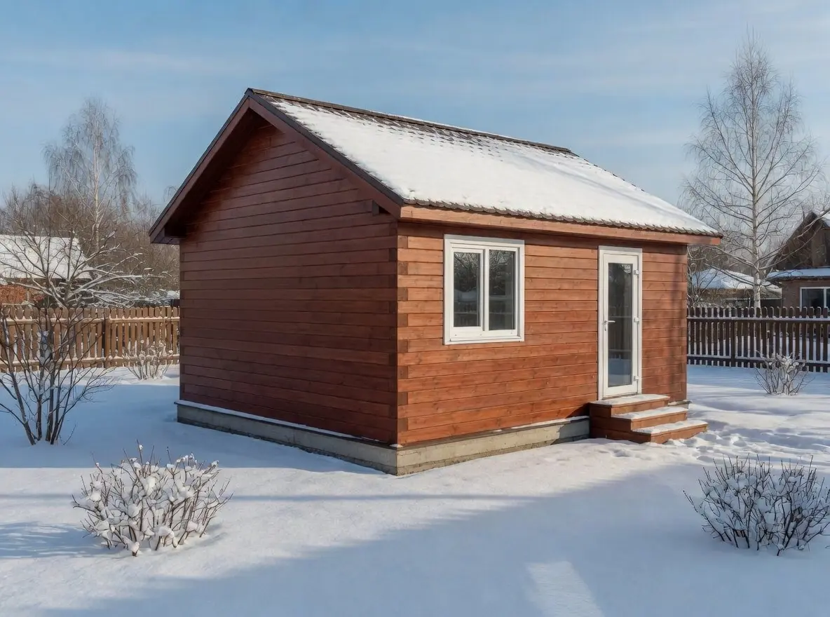 Дом из строганного бруса 5×6 м