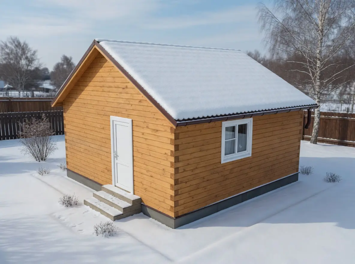 Дом из строганного бруса 6×6 м